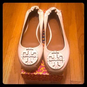 Tory burch flat logo espadrilles